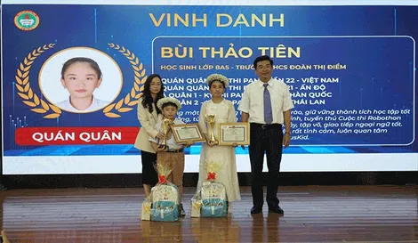 Tuyên dương thí sinh đạt thành tích cao tại Kỳ thi Toán trí tuệ PAMA - lần thứ 22