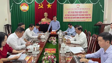 Mặt trận phản biện xã hội dự thảo các nghị quyết và quyết định sắp ban hành