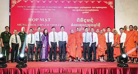 TP Cần Thơ tổ chức họp mặt mừng Tết cổ truyền Chôl Chnăm Thmây