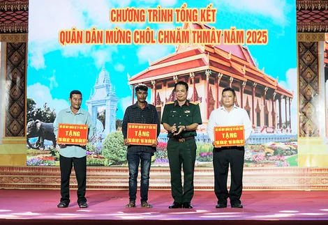 Tổng kết các hoạt động Tết Quân Dân mừng Chôl Chnăm Thmây năm 2025