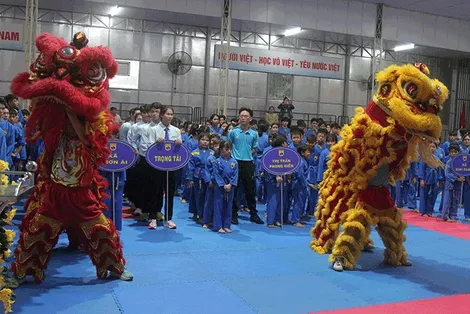 Hơn 200 võ sinh tranh tài Giải vô địch Vovinam các nhóm tuổi huyện Phong Điền 2025