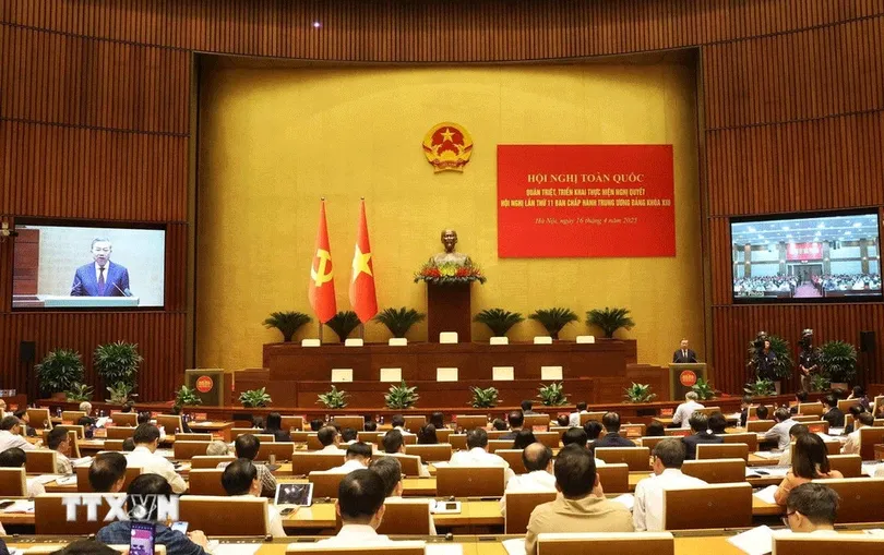 Hội nghị toàn quốc quán triệt, triển khai thực hiện Nghị quyết Hội nghị Trung ương 11