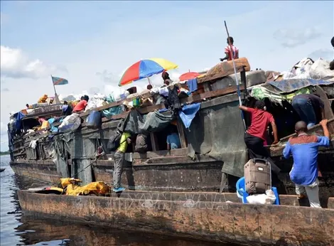 Cháy tàu ở CHDC Congo Ít nhất 148 người thiệt mạng