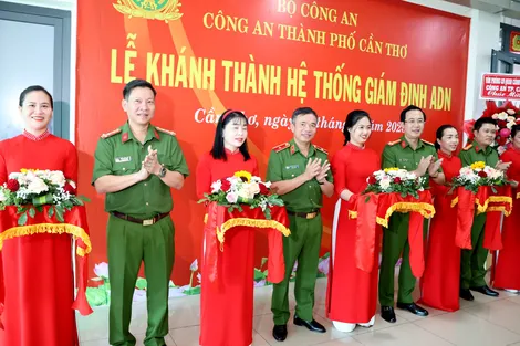 Công an TP Cần Thơ khánh thành hệ thống giám định ADN