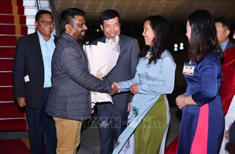 Tổng thống Sri Lanka Anura Kumara Dissanayaka bắt đầu thăm cấp Nhà nước đến Việt Nam