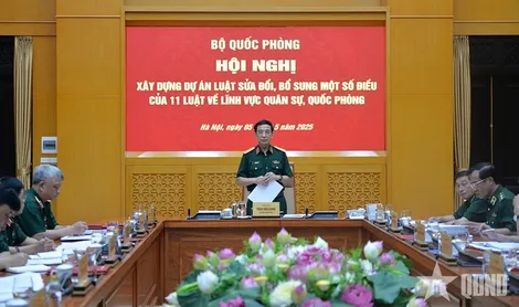 Xây dựng dự án luật sửa đổi, bổ sung một số điều của 11 luật về lĩnh vực quân sự, quốc phòng