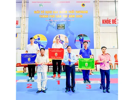 Bế mạc Giải vô địch các nhóm tuổi Vovinam TP Cần Thơ 2025