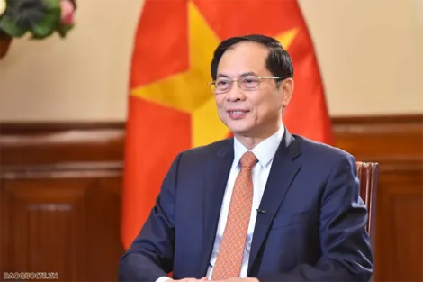 Phó Thủ tướng, Bộ trưởng Ngoại giao Bùi Thanh Sơn trả lời phỏng vấn báo chí Nga nhân chuyến công tác của Tổng Bí thư Tô Lâm