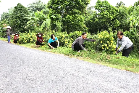 Thực hiện nhiều tuyến giao thông gắn với Cuộc vận động “Toàn dân đoàn kết xây dựng nông thôn mới, đô thị văn minh”