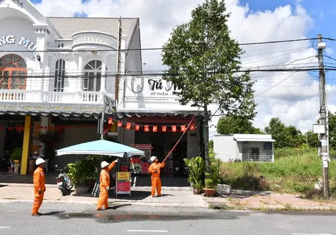 Cùng ngành điện giữ an toàn hành lang lưới điện