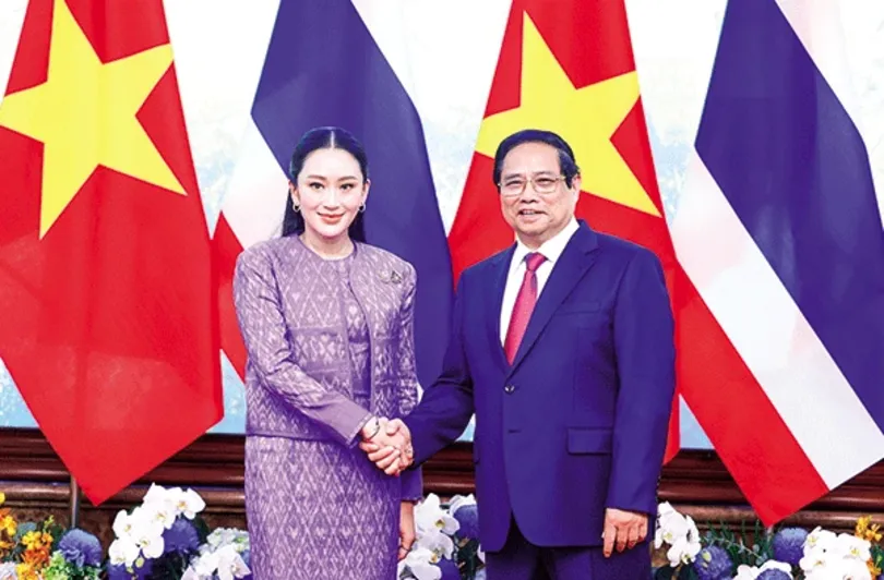 Thủ tướng Phạm Minh Chính và Thủ tướng Paetongtarn Shinawatra đồng chủ trì Họp Nội các chung Việt Nam - Thái Lan lần thứ 4