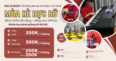 Mùa hè rực rỡ - đánh thức tài năng & nâng cao thể lực cùng VMS Academy