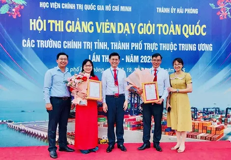 Trường Chính trị TP Cần Thơ đạt thành tích cao tại Hội thi Giảng viên dạy giỏi toàn quốc các trường chính trị tỉnh, thành phố trực thuộc Trung ương lần thứ IX - năm 2025