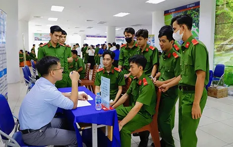 Ðào tạo nghề cho thanh niên hoàn thành nghĩa vụ quân sự, nghĩa vụ công an