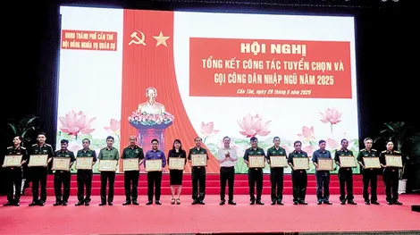 Thực hiện tốt chính sách hậu phương Quân đội trong công tác tuyển quân