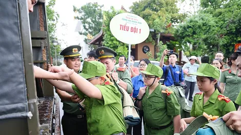 Chiêu sinh chương trình “Em học làm chiến sĩ Công an”