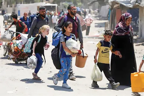 Israel lệnh sơ tán toàn bộ khu vực Rafah và Khan Younis ở phía Nam Dải Gaza