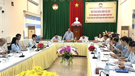 Tổ chức phản biện xã hội dự thảo các nghị quyết, quyết định