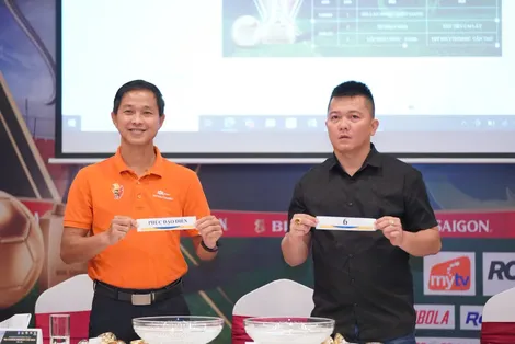 Bốc thăm xếp lịch thi đấu Giải bóng đá 7 người vô địch quốc gia Bia Saigon Dragon Cup 2025 - khu vực miền Tây