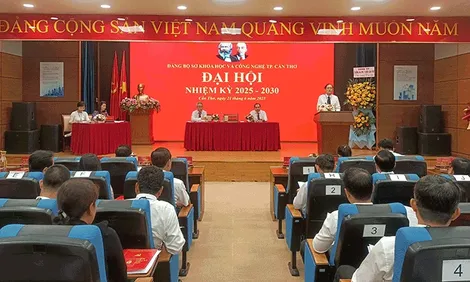 Đại hội Đảng bộ Sở Khoa học và Công nghệ TP Cần Thơ nhiệm kỳ 2025-2030