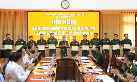 Tổng kết công tác tìm kiếm, quy tập hài cốt liệt sĩ giai đoạn 2021-2025