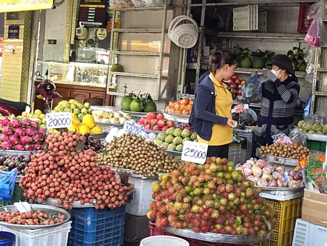 Thị trường: Giá nhiều loại trái cây giảm