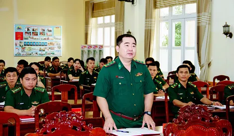Ban Chỉ huy Bộ đội Biên phòng đối thoại dân chủ với cán bộ, chiến sĩ