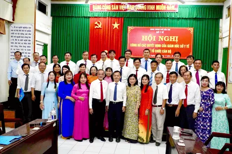 Bổ nhiệm lãnh đạo các phòng chuyên môn và đơn vị trực thuộc Sở Y tế TP Cần Thơ