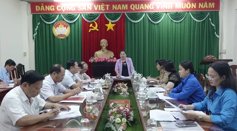 Ban Thường trực Ủy ban MTTQVN TP Cần Thơ họp thống nhất các hoạt động theo mô hình mới