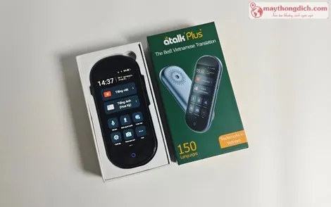 Máy dịch ngôn ngữ Atalk Plus+ với 3 tính năng nâng cấp mới - Dịch tự động không cần bấm nút
