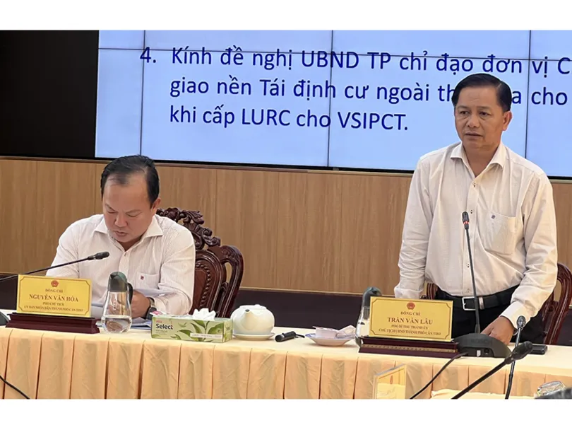 Cam kết ủng hộ, quyết liệt đồng hành đưa khu công nghiệp VSIP Cần Thơ sớm đi vào hoạt động