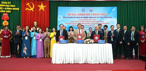 Trường Đại học Kỹ thuật - Công nghệ Cần Thơ có thêm 8 chương trình đào tạo được kiểm định chất lượng