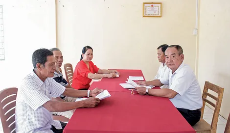 Phát huy vai trò người có uy tín trong hòa giải ở cơ sở