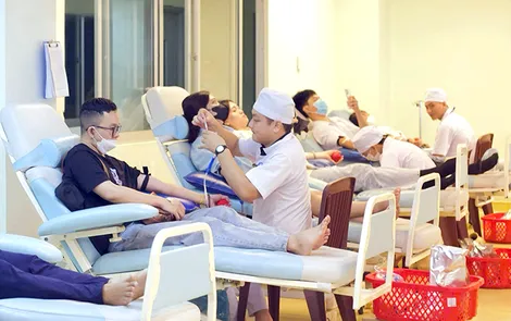 Bệnh viện Huyết học - Truyền máu TP Cần Thơ tiếp nhận máu tất cả các ngày trong tuần