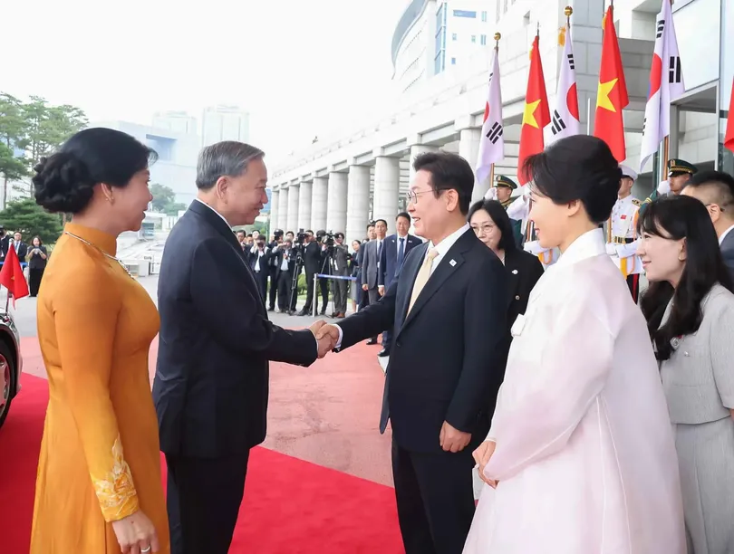 Tổng Bí thư Tô Lâm và Phu nhân thăm cấp Nhà nước Đại Hàn Dân quốc