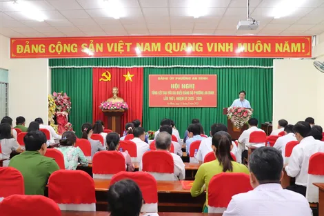 Đảng ủy phường An Bình tổng kết Đại hội đại biểu Đảng bộ phường lần thứ I, nhiệm kỳ 2025-2030