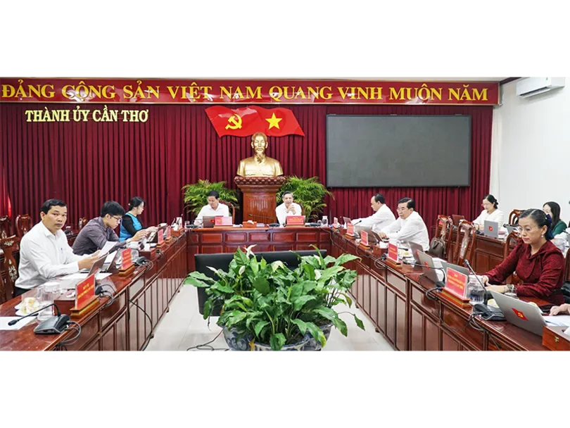 Chuẩn bị chu đáo mọi mặt để tổ chức thành công Đại hội đại biểu Đảng bộ TP Cần Thơ nhiệm kỳ 2025-2030