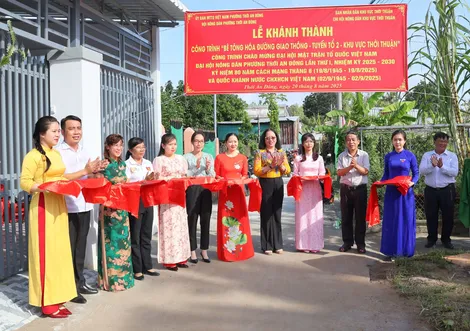 Khánh thành công trình đường giao thông