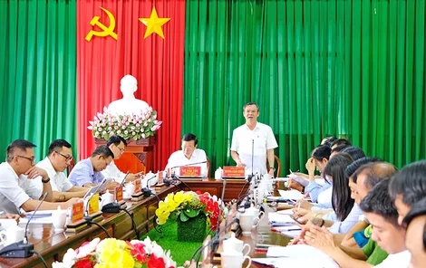 Tập trung thực hiện công tác giải phóng mặt bằng dự án nâng cấp, mở rộng quốc lộ 91