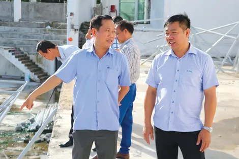 Khảo sát cơ sở vật chất Trung tâm Huấn luyện và Thi đấu thể thao Hậu Giang (cũ)