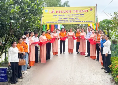 Xã Vị Thanh 1 thực hiện nhiều công trình, phần việc chào mừng Quốc khánh 2-9