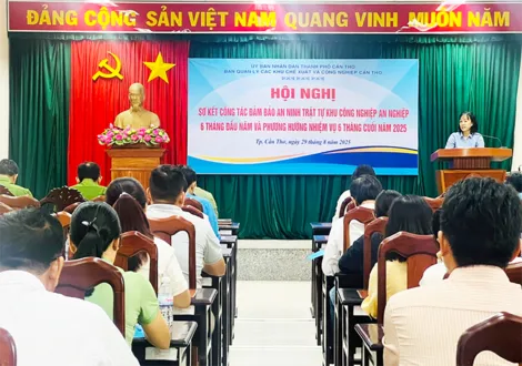 Đảm bảo an ninh trật tự Khu công nghiệp An Nghiệp để doanh nghiệp yên tâm hoạt động