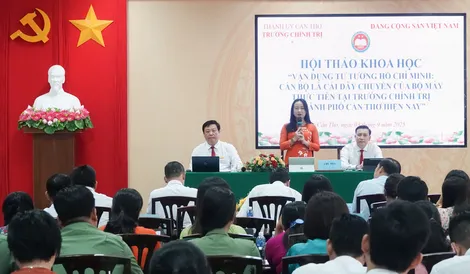 Xây dựng văn hóa Trường Đảng, góp phần nâng cao chất lượng vận hành bộ máy Trường Chính trị TP Cần Thơ