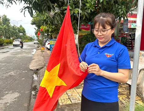 Nữ cán bộ đoàn năng động