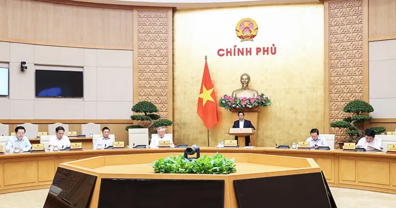 Thủ tướng Phạm Minh Chính chủ trì Phiên họp Chính phủ xây dựng pháp luật tháng 9-2025