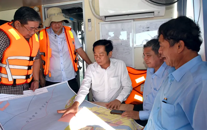 Lãnh đạo Thành ủy khảo sát các công trình, dự án trọng điểm trên địa bàn thành phố