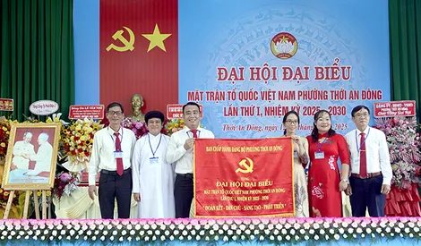 MTTQVN phường Thới An Đông tổ chức thành công Đại hội đại biểu lần thứ I, nhiệm kỳ 2025-2030