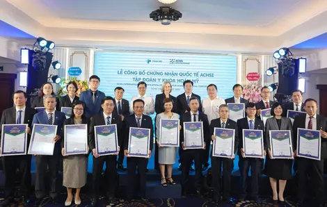 Tập đoàn Y khoa Hoàn Mỹ trở thành hệ thống y tế tư nhân đầu tiên tại Việt Nam đạt Chứng nhận quốc tế ACHSI trên toàn hệ thống