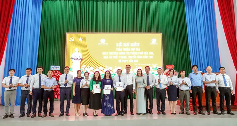 Trường Chính trị TP Cần Thơ, Báo và Phát thanh, Truyền hình Cần Thơ và VNPT Cần Thơ ký kết thỏa thuận hợp tác​