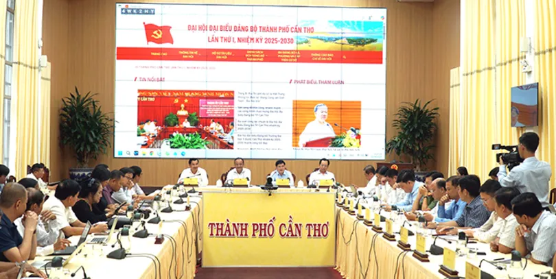 Họp báo thông tin về Đại hội đại biểu Đảng bộ TP Cần Thơ